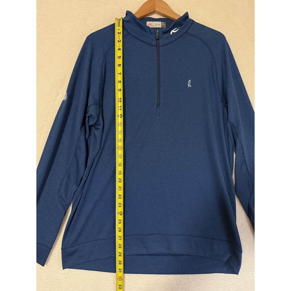 KJUS Pullover Mens 2XL Blue Keano Half Zip Golf Performance Stretch MG25-D04 - Picture 9 of 10